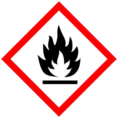 highly flammable logo clipart