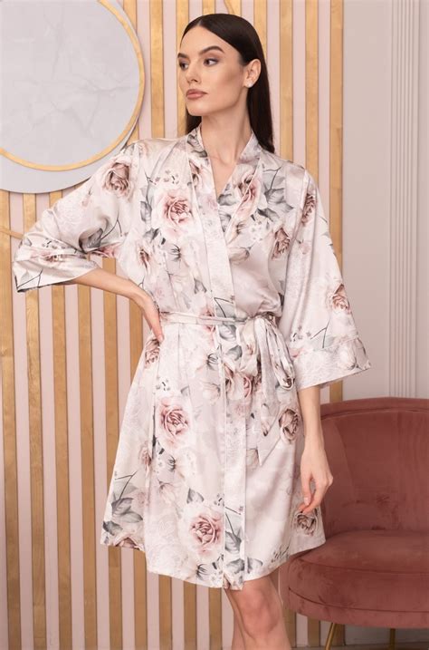 Короткий халат Mia-Amore 4163 "Clariss"
