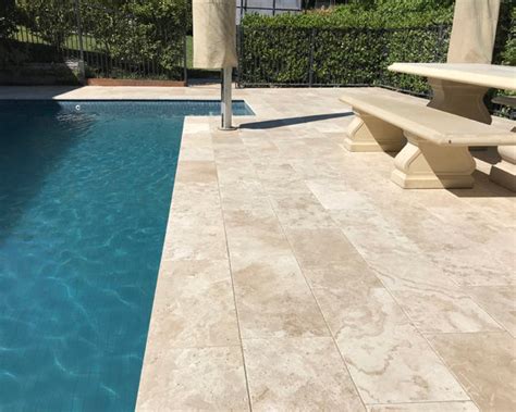 travertine pool decks  patio options artofit