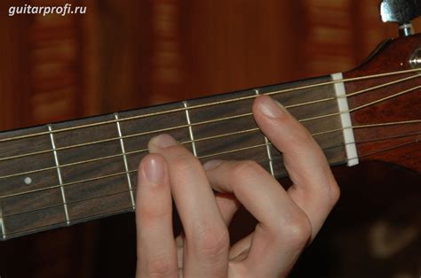 Аккорд Bm7 для гитары