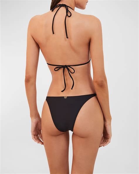 Vix Solid Ivy Triangle Bikini Top | Neiman Marcus