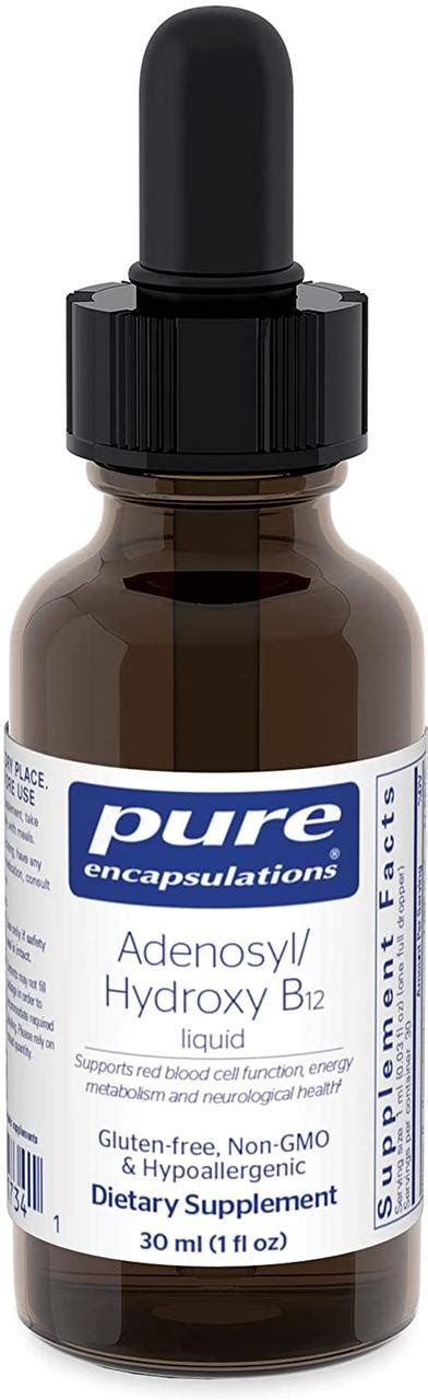 Купить Витамин B12 Adenosyl/Hydroxy B12 Pure Encapsulations в форме ...