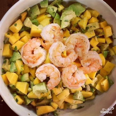Креветки с манго | Receta