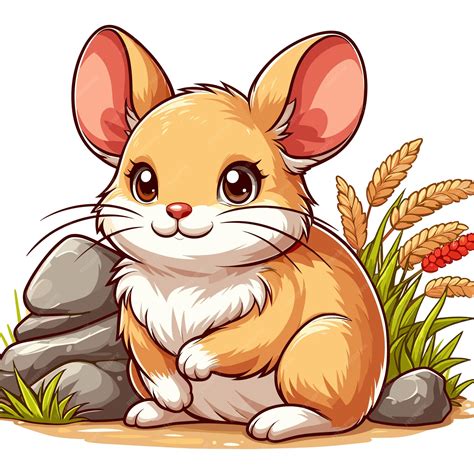 Premium Vector | Cute Pika Vector Cartoon illustration