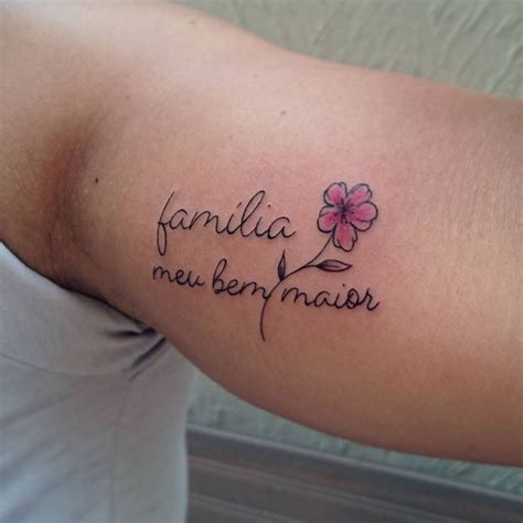 Tatuagem Com O Nome Família - Tatuagem de família: 90 opções para registrar todo o seu amor ...