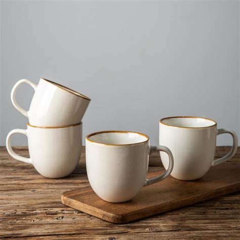 Snapklik.com : AmorArc 12oz Coffee Mugs, Ceramic Coffee Mugs Set Of 4