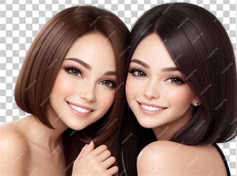 premium psd beautiful woman face portrait healthy skin