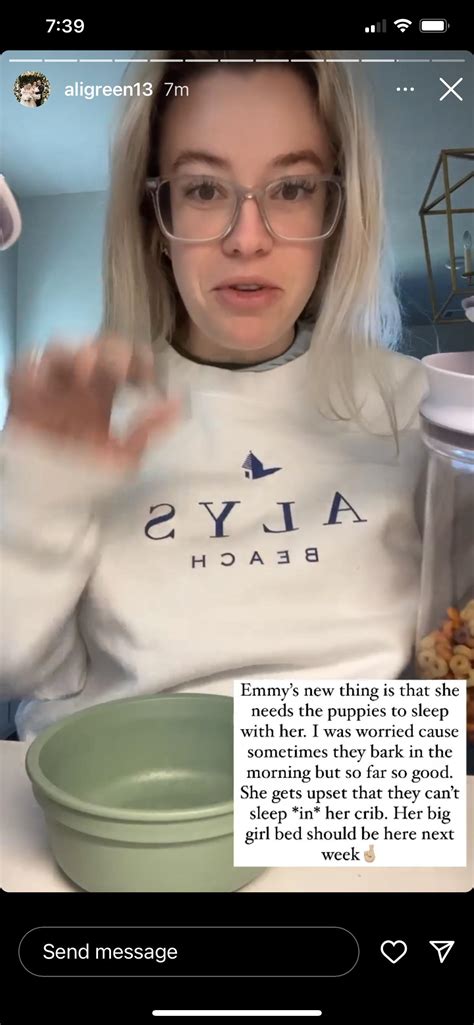 So she had this sweatshirt on at dinner last night.. meaning it touched
