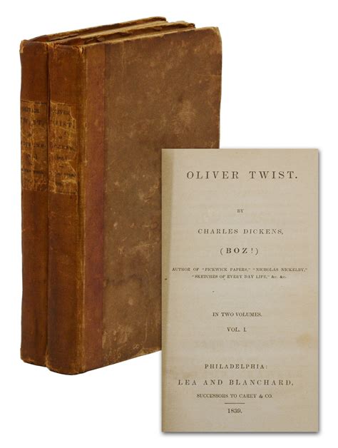 Oliver Twist von Dickens, Charles: (1839) First American edition, first