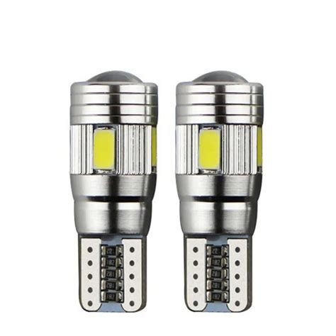 10 X T10 LED canbus W5W 194 Interior Xenon White LED CANBUS NO OBC ...