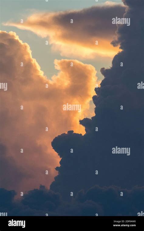 Dramatic clouds at sunset Stock Photo - Alamy