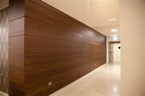 Шпонированные стеновые панели для внутренней отделки - 41 фото