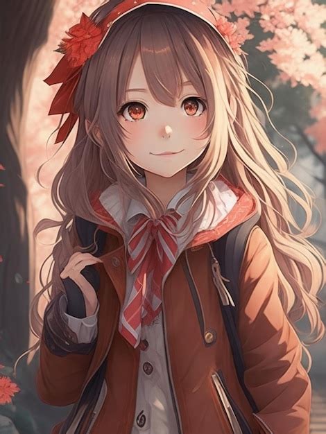 Anime girl | Premium AI-generated image