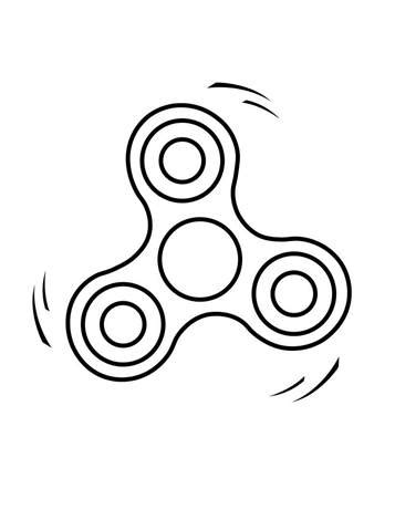 kids  fun  kleurplaten van fidget spinner