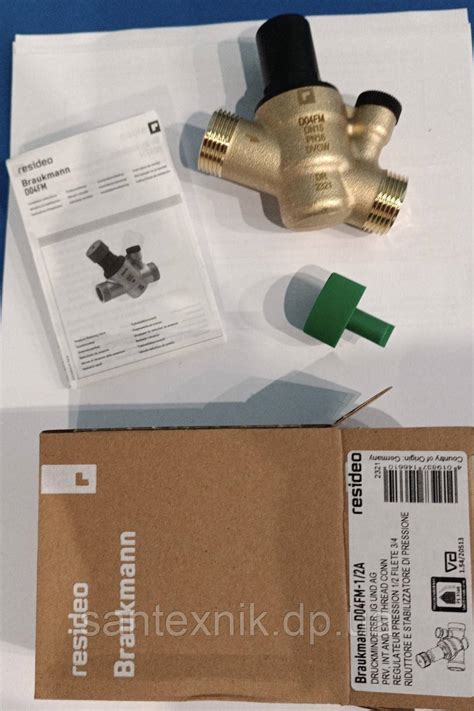 Регулятор давления (Honeywell) Braukmann Resideo D04FM-1/2A (ID ...
