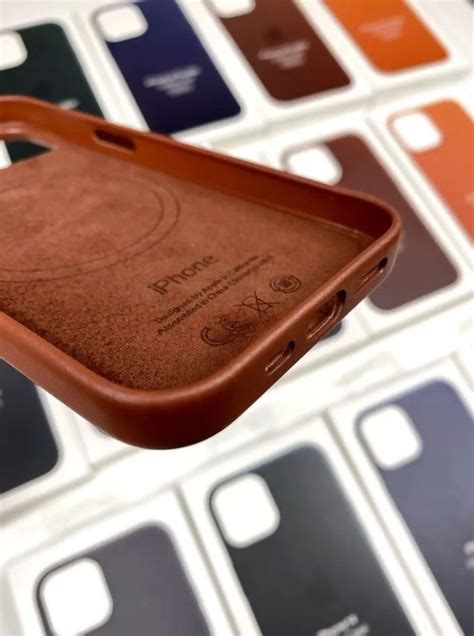 Чехол на iPhone 12/12 Pro шкіряний кожаный, 14 MagSafe Айфон про макс ...