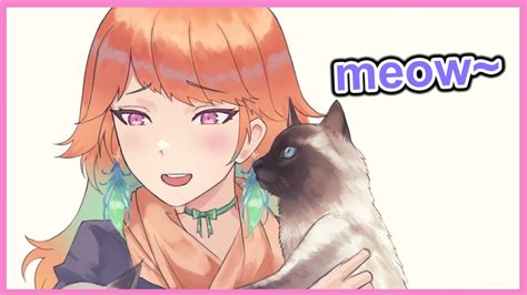 A BLESSED MEOW from Kiara's Cat【Takanashi Kiara/Hololive EN】 - YouTube