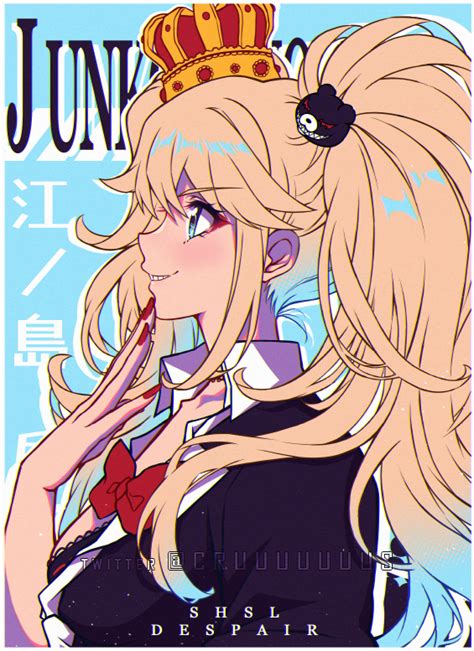 enoshima junko danganronpa    drawn  criis chan danbooru