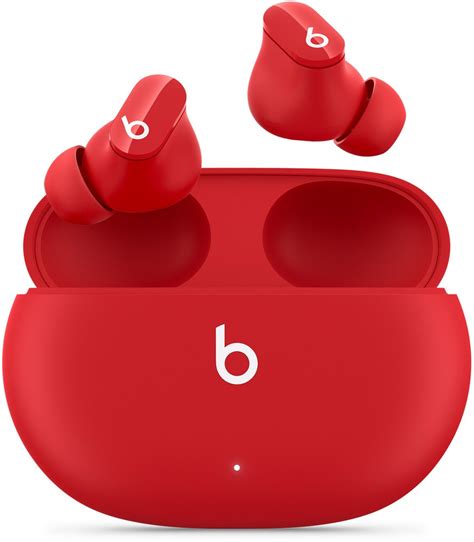 Купить беспроводные наушники Beats Studio Buds (красный) в Москве, цена