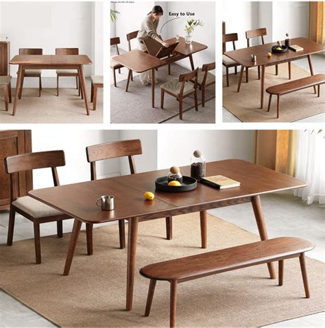 Extendable Rectangular Solid Wood Dining Table – SPS FURNTIURE