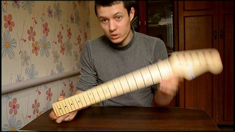 гриф для гитары - YouTube