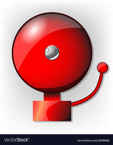 School bell Royalty Free Vector Image - VectorStock