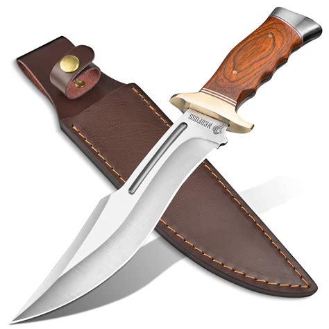 Buy NedFoss Fixed Blade Knife with leather sheath ,Survival Camping