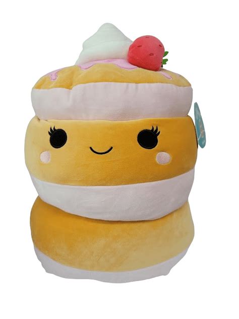 "Squishmallows 16"" Malcolm Red Floral Mushroom Stuffed Plush ...