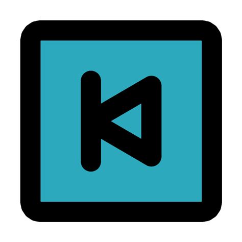 Backward Square Vector SVG Icon - SVG Repo