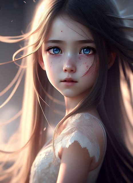 Download Ai Generated, Girl, Teenager. Royalty-Free Stock Illustration