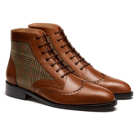 mens wingtip boots  hockerty