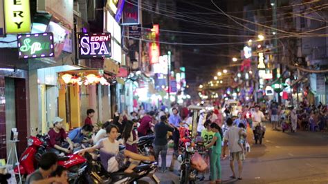 saigon vietnam - may 2014 nightlife Stock Footage Video (100% Royalty ...