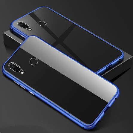 Металлический магнитный адсорбционный стеклянный чехол для Xiaomi Redmi ...