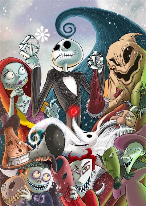 Nightmare before Xmas Color by SemajZ on deviantART | Nightmare before ...