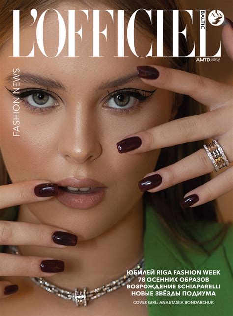 Model Anastasiia Bondarchuk: shooting for L'Officiel Baltic - Super News