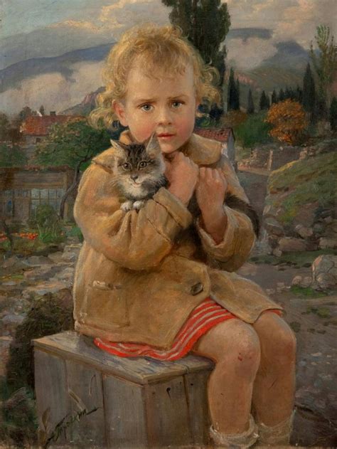Домашние животные в живописи | Кошачьи картины, Иллюстрации, Картины