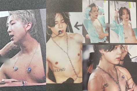 bts rm  jimin turn   internet   shirtless pics