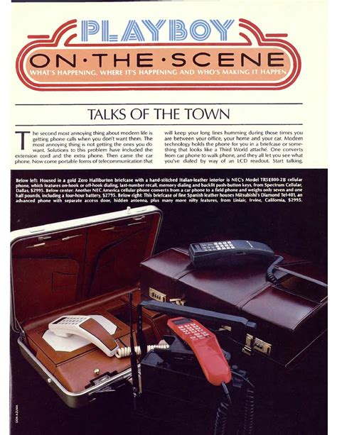 Momentos del Pasado: Anuncios de la revista Playboy en los 80 sobre