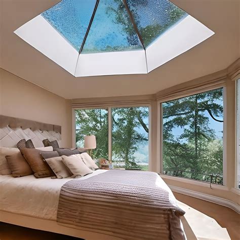 Pin on seiling in 2024 | Skylight living room, Luxury bedroom design ...