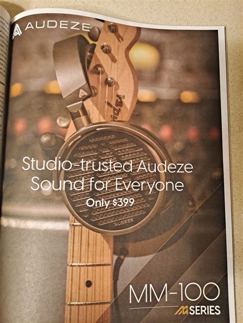 Audeze MM-100 incoming : r/headphones