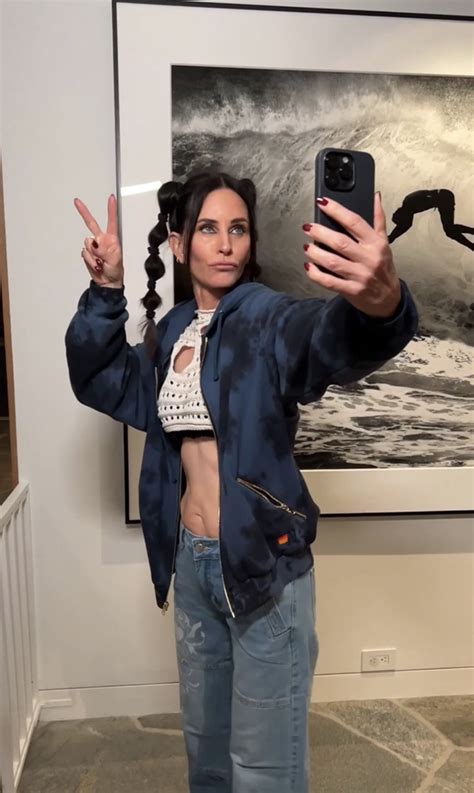 Courteney Cox gives herself a Gen Z makeover on Instagram