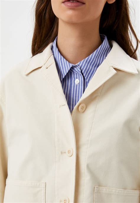 Куртка UNIQLO укороченная, цвет: белый, RTLACA436201 — купить в ...