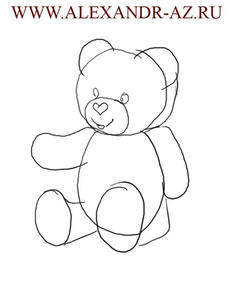 Рисовать Мишку медвежонка смешные и плюшевые, how to draw teddy bear ...