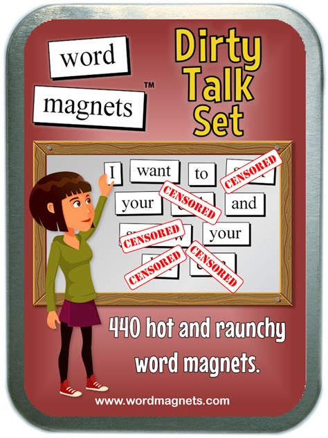 Word Magnets Dirty Talk Set - Word Magnets, Jigsaw Puzzles & Kids ...