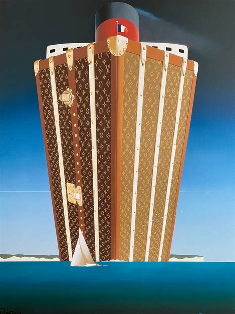Affiche Louis Vuitton "A journey through time" - Razzia 1991