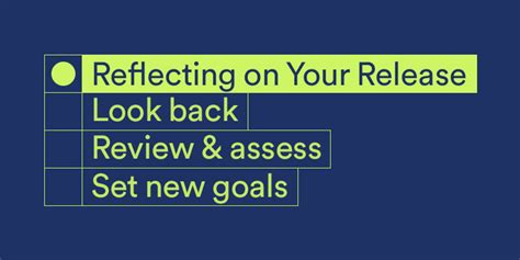 release guide reflecting   release spotify  artists