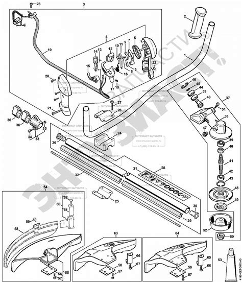 ЗАПЧАСТИ ДЛЯ ТРИММЕРА БЕНЗИНОВОГО STIHL FS 94, FS 94 C, FS 94 R, FS 94 ...
