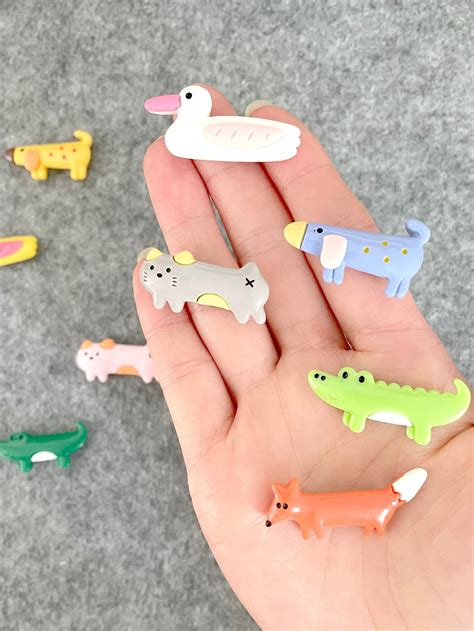 Magnet Zoo, Cute Animal Magnets, Fridge Magnet Set, Home Decor