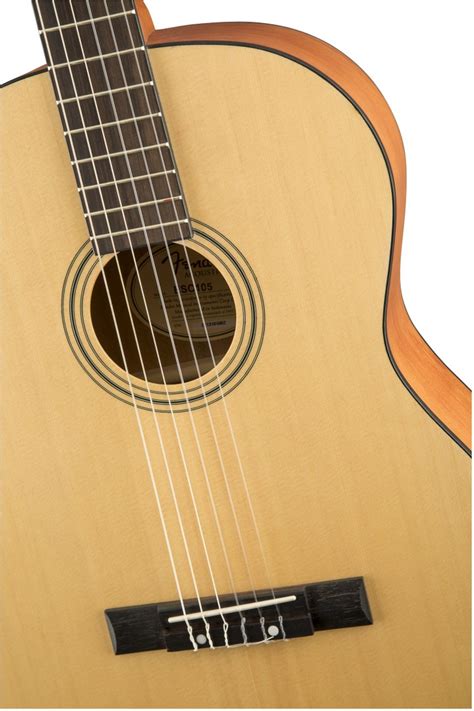 Review of the Fender ESC105 Natural Classical guitar. Features and Specs
