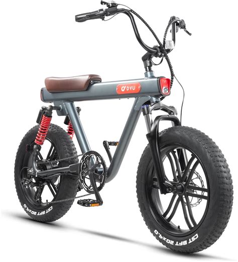 Amazon.com : DYU Electric Fat Tire Bike for Adults 750W, 20 inch Fat
